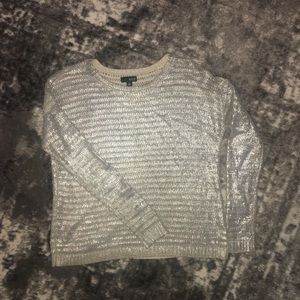 Silver shine sweater